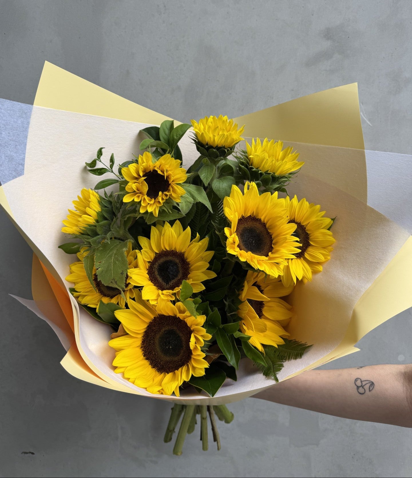 Sunny Side Up Sunflower Bouquet