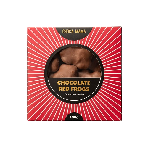 Chocamama | Choc coated red frogs
