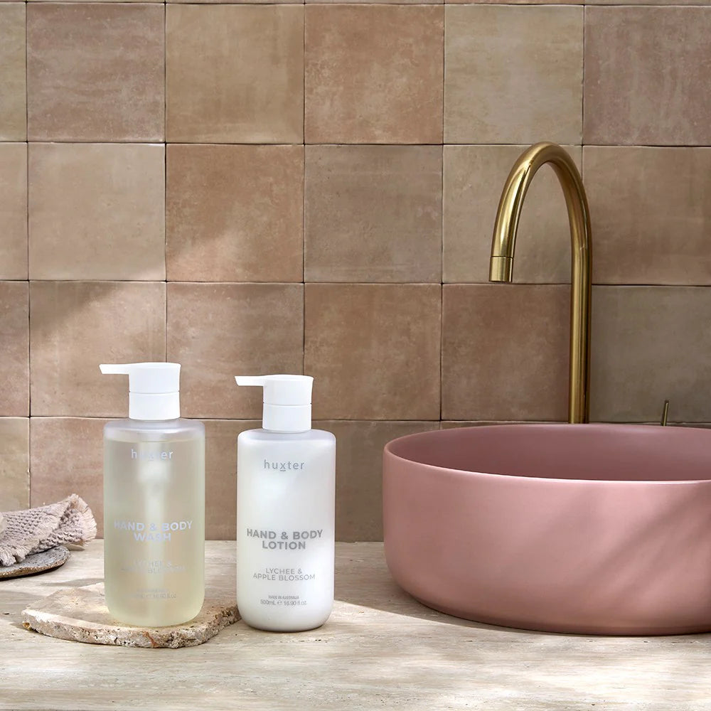 Huxter | Wash & Lotion Duo  - Lychee & Apple Blossom