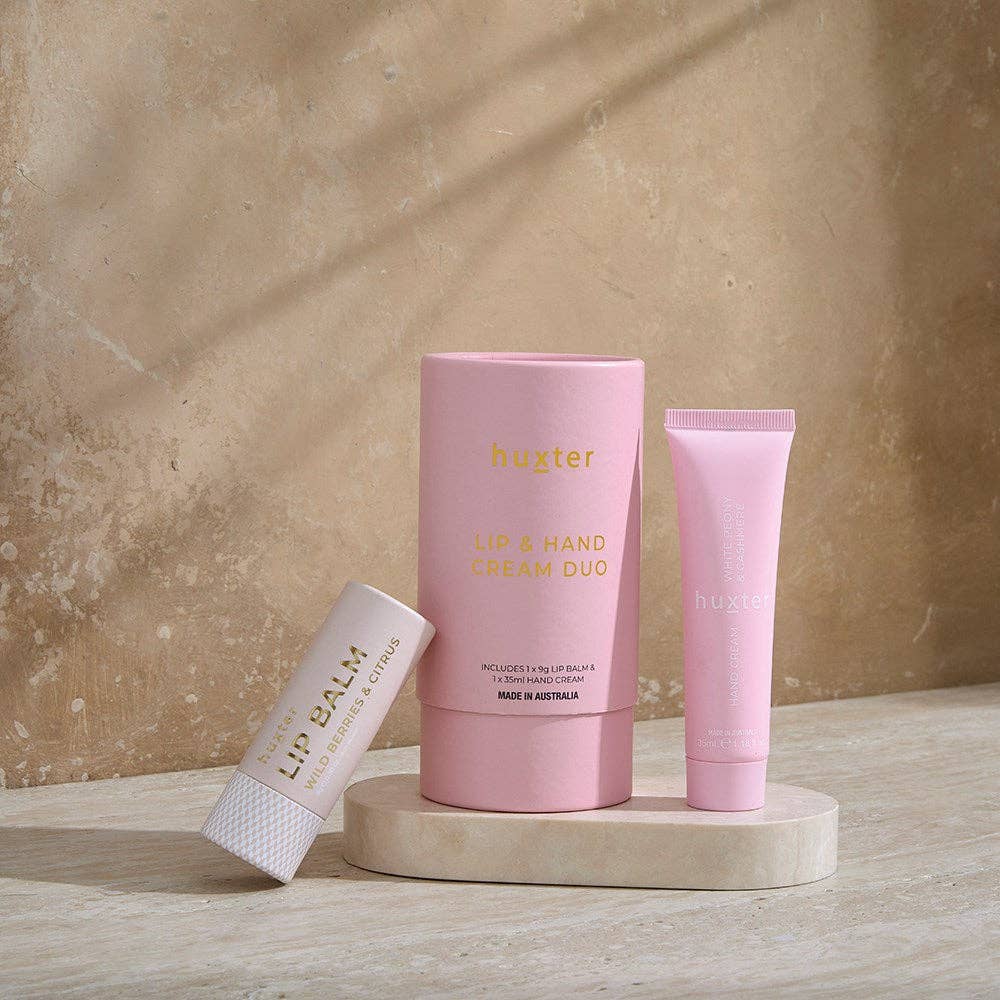 Lip &amp; Hand Cream Duo - Pink - White Peony &amp; Cashmere