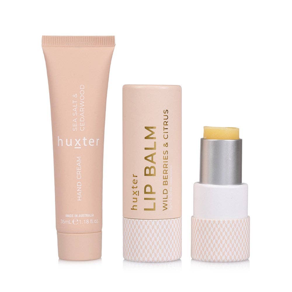 Lip &amp; Hand Cream Duo - Neutral - Sea Salt &amp; Cedarwood