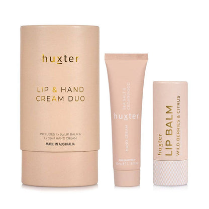 Lip &amp; Hand Cream Duo - Neutral - Sea Salt &amp; Cedarwood