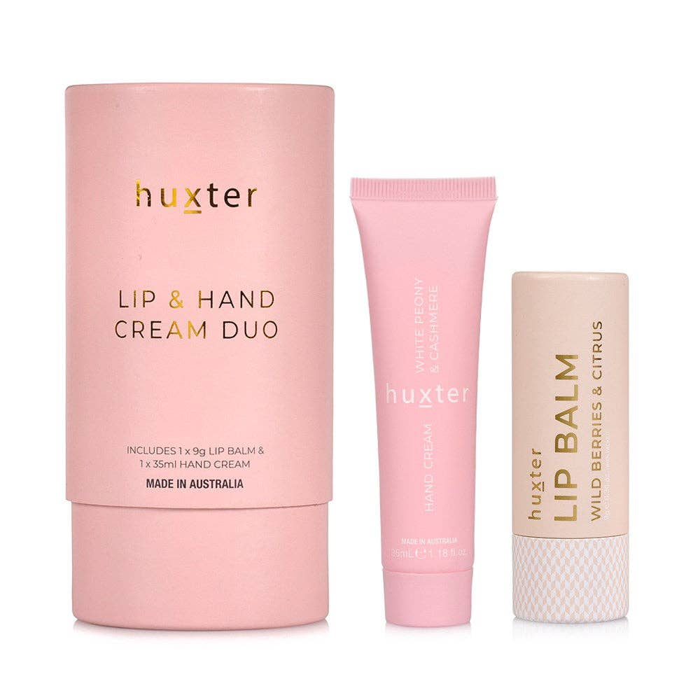 Lip &amp; Hand Cream Duo - Pink - White Peony &amp; Cashmere