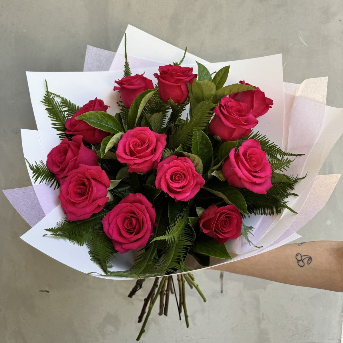 Ravishing Roses | Dozen Pink Rose Bouquet