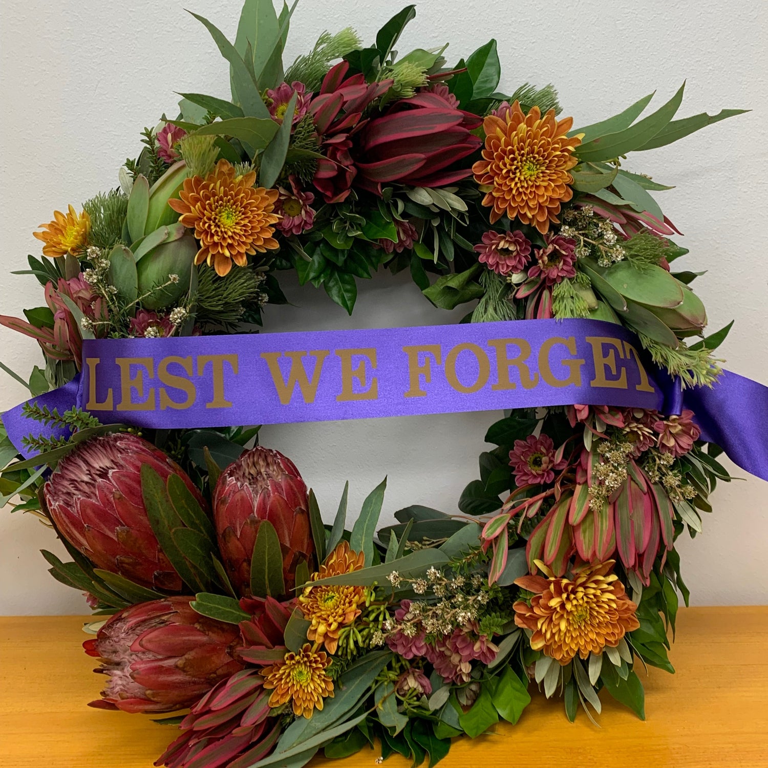 ANZAC Day Wreath - Australian Native Flowers