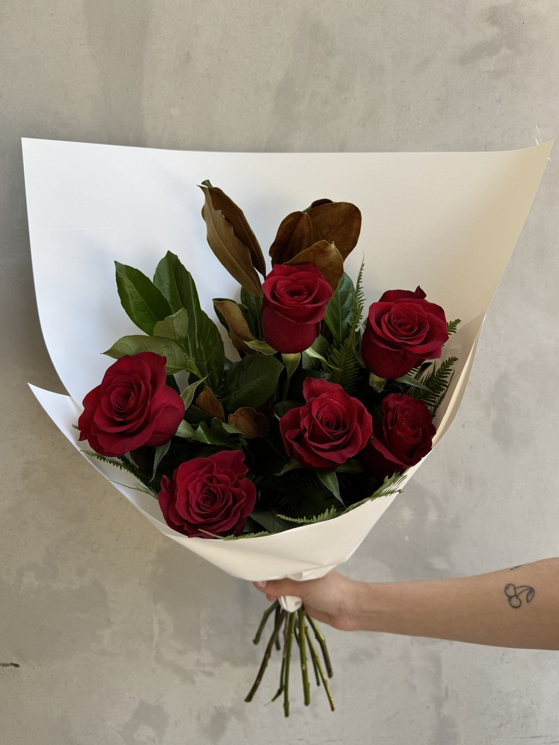 Love Story | Half Dozen Red Rose Bouquet
