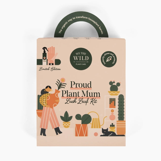 We The Wild | Proud Plant Mum Leaf Care Kit