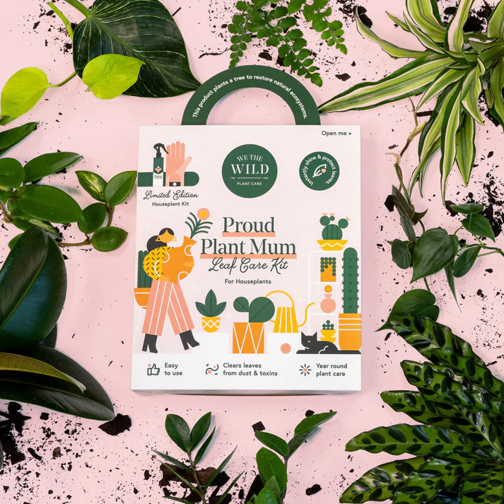 We The Wild | Proud Plant Mum Leaf Care Kit
