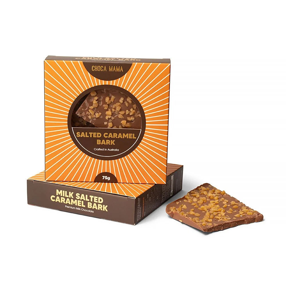 Chocamama | Milk Chocolate Salted Caramel Bark