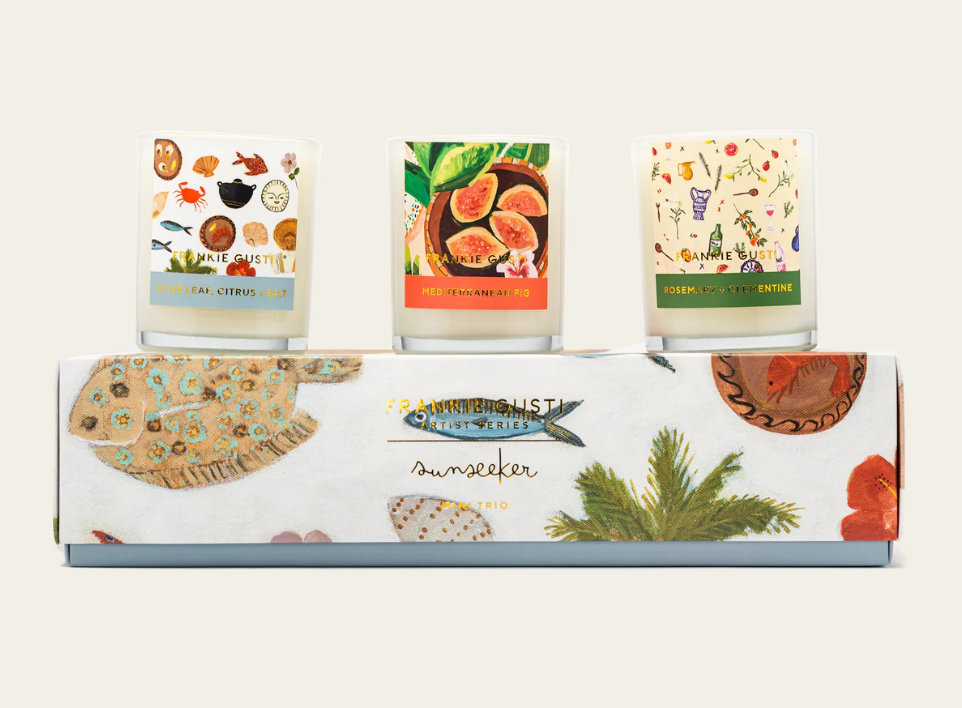 Frankie Gusti |  Sunseeker Mini Candle Trio