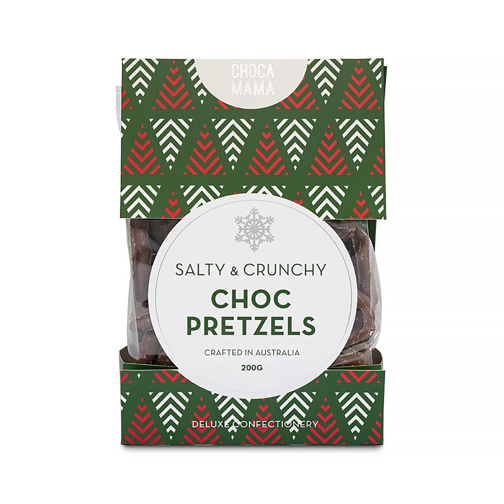 Chocamama | Xmas Salty &amp; Crunchy Choc Pretzels