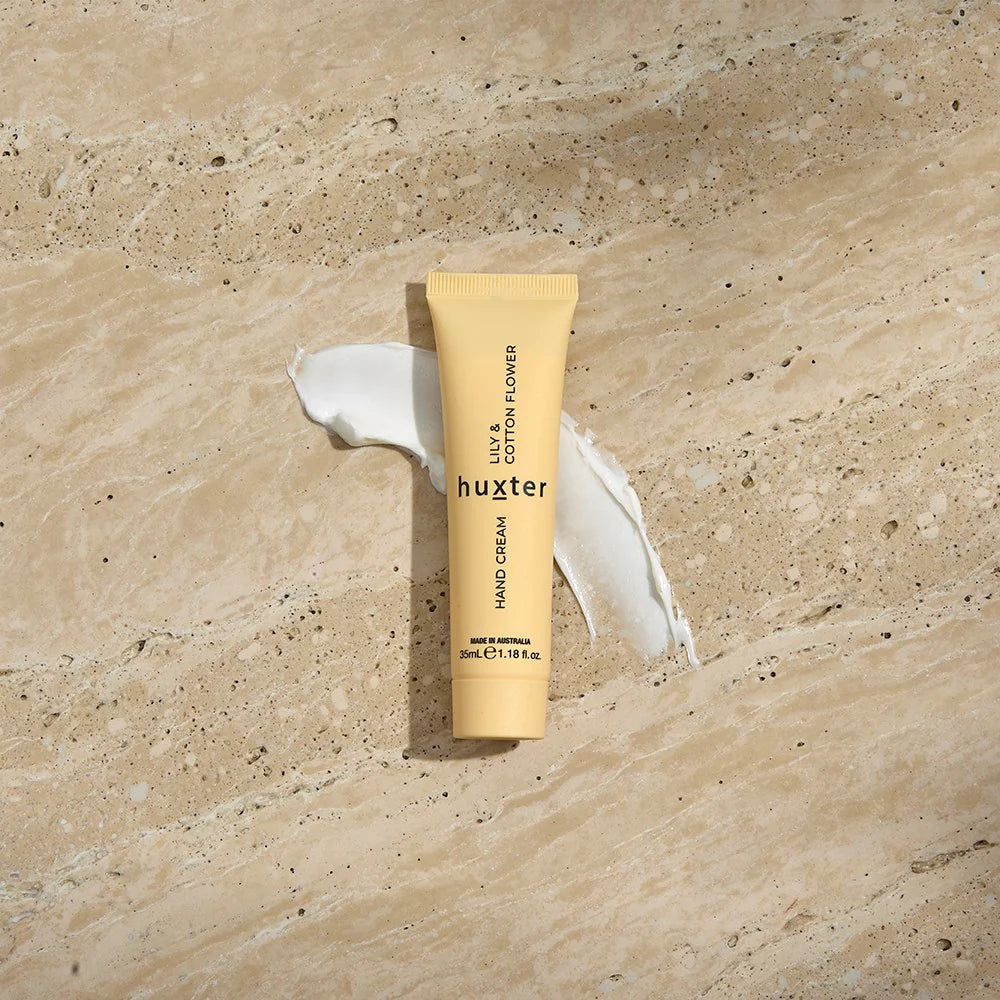 Huxter | Mini Hand Cream - Lily & Cotton Flower (yellow)